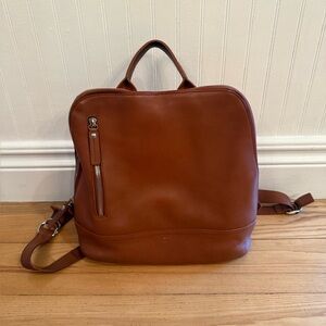 Shinola Detroit Mini Zip Backpack Tan